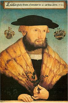 Portrait of Leonhart Fuchs, by Heinrich Füllmaurer, Tübingen, 1541