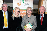 Robbie Gilligan, Virpi Timonen, Minister Mary Hanafin and Chair of Family Support Agency, Michael O'Kennedy