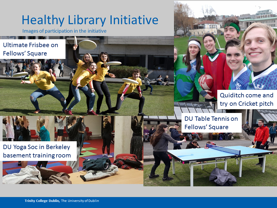 Healthy Trinity Campaigns Health Service Trinity College Dublin