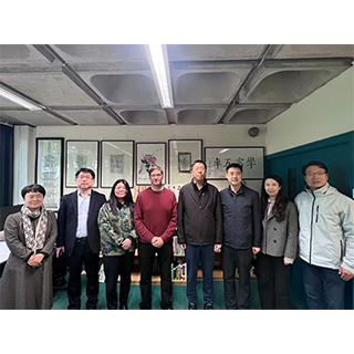 Picture of Prof. Tim Bodt Meets Delegation from Shanghai University with Shanghai Jiao Shanghai University