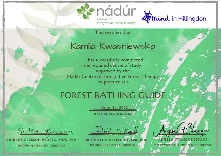 forest bathing cert