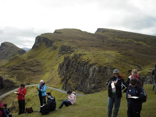 Students on Scotland field trip 2009