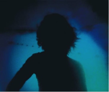 Clare Langan, Forty Below, Submerging Figure, 1999, 16mm film still