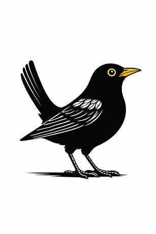 Lon dubh - blackbird