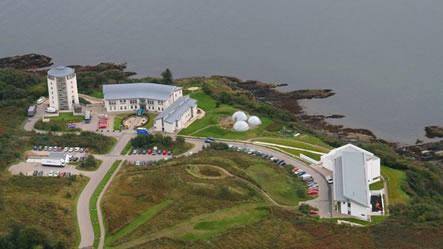 Sabhal Mor Ostaig aerial view