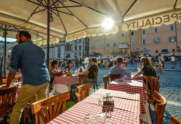 Italian piazza