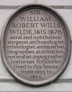 William Wilde's plaque