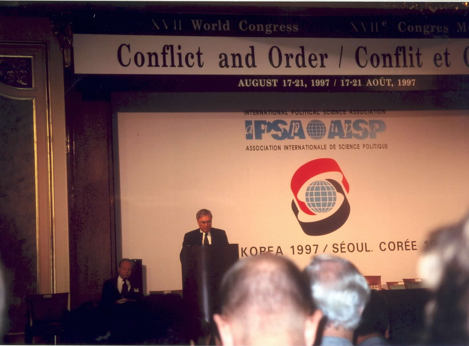 IPSA congress, Seoul, 1997