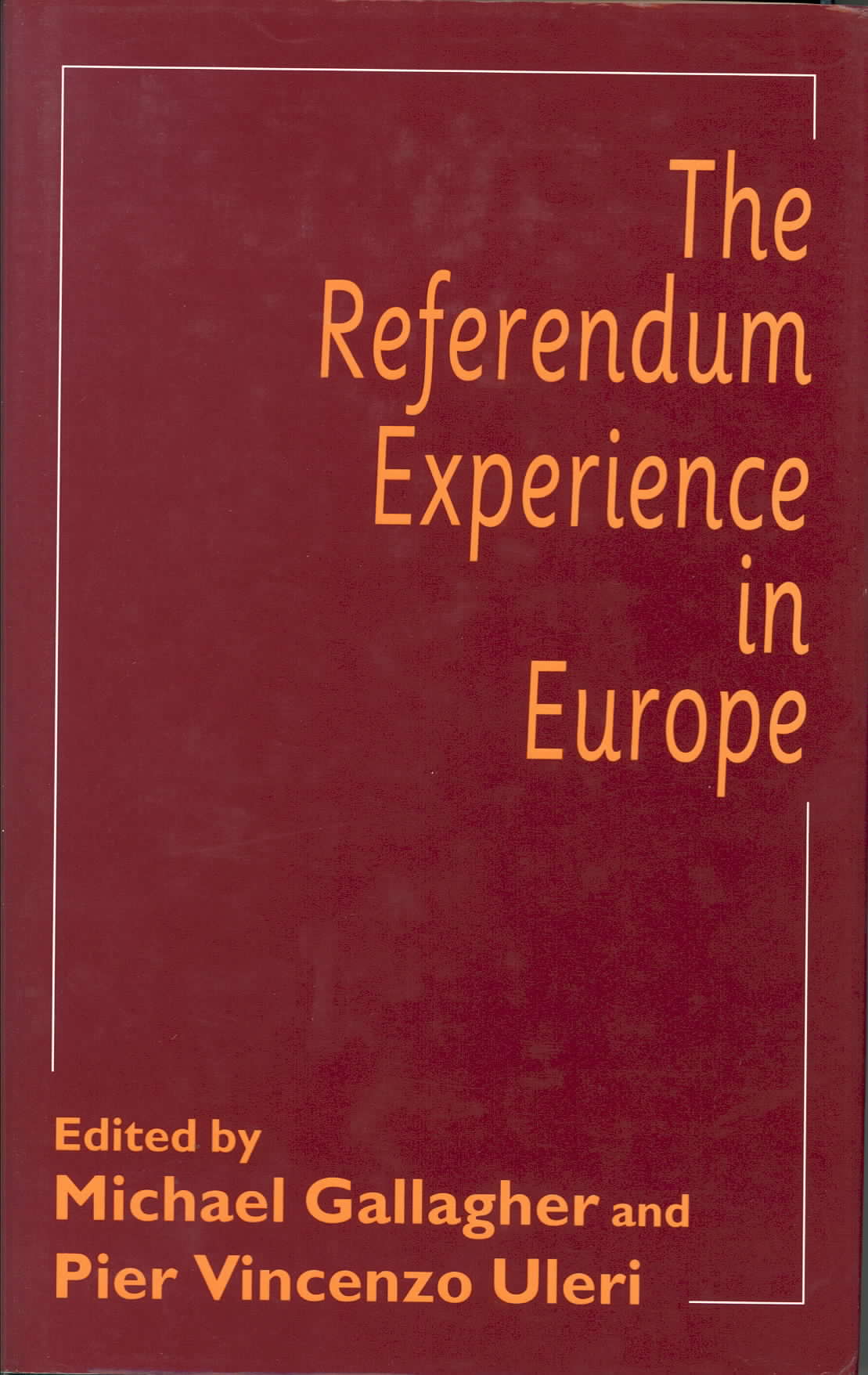 Cover of Referendum Experience