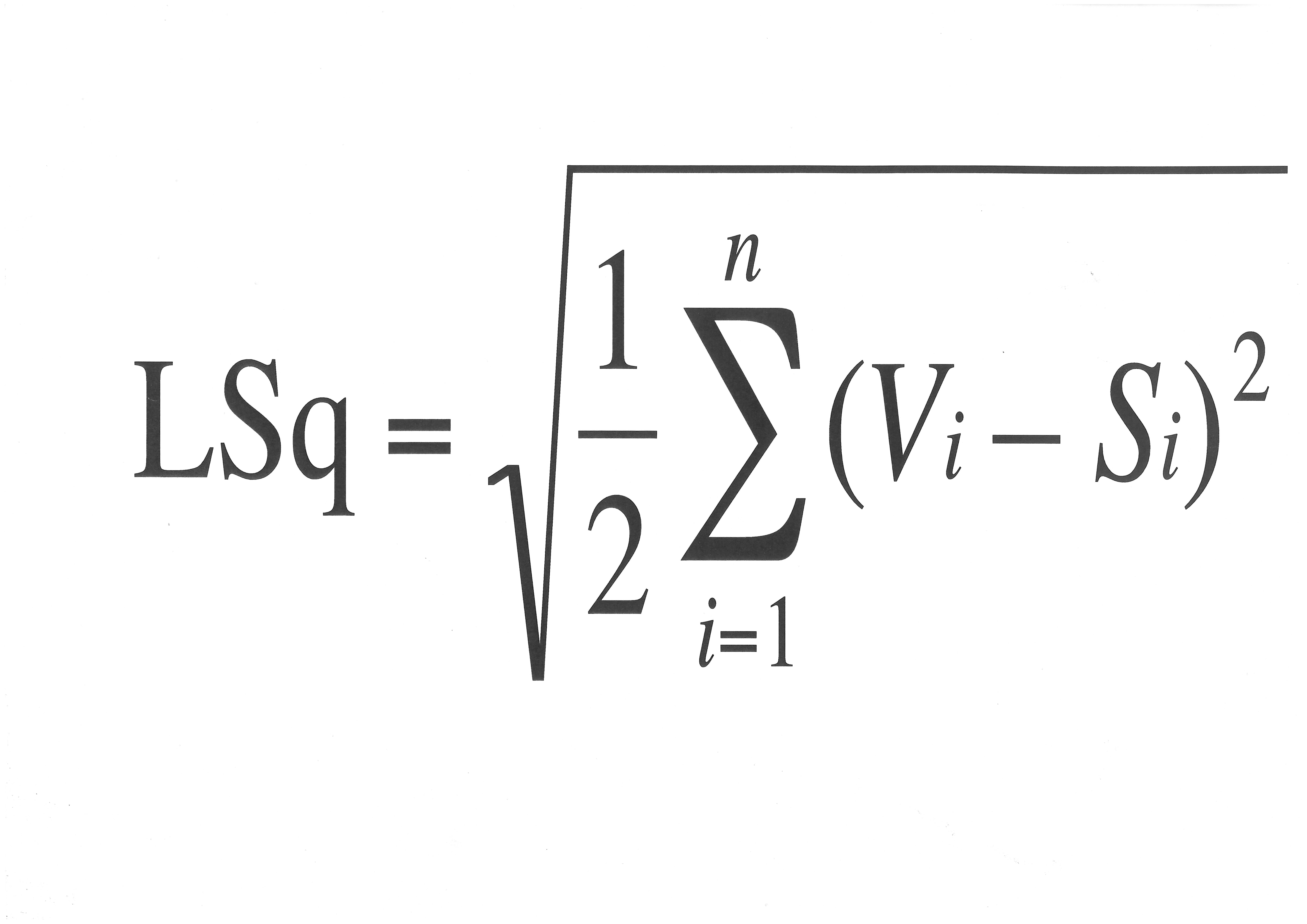 LSq formula