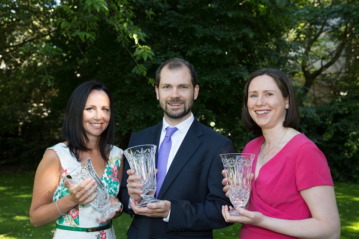From Left to Right: Provost Dr Patrick Prendergast, Dr Louise Gallagher, Dr David Prendergast & Dr Niamh Connolly