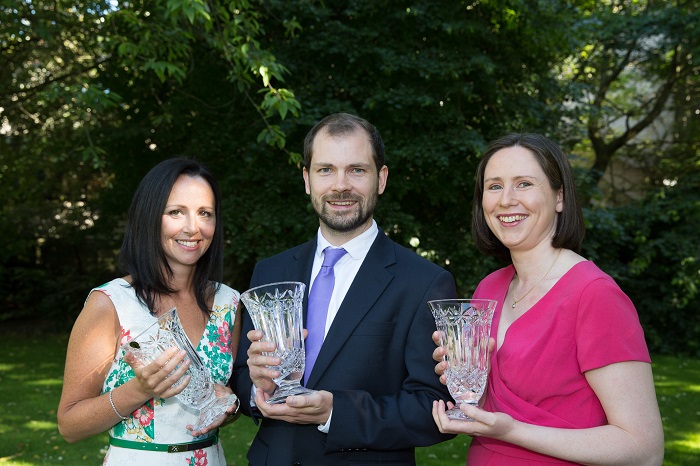 From Left to Right: Provost Dr Patrick Prendergast, Dr Louise Gallagher, Dr David Prendergast & Dr Niamh Connolly