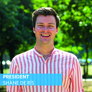 Shane De Ris student union president profile image
