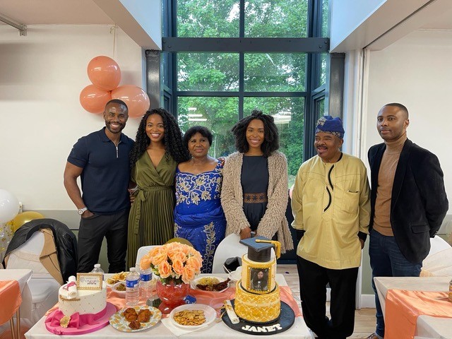 Felix Nnaka Nwosu with his family