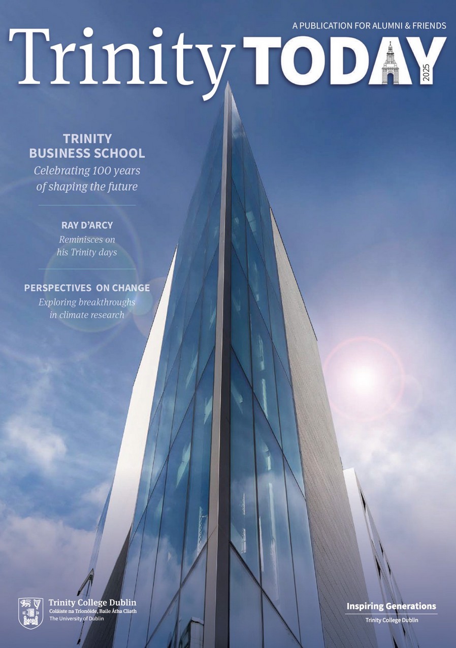 Trinity Today alumni magazine cover, Hilary Term 2025 edition