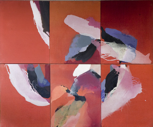 Anne Madden 'Sixpartite Big Red Mountain Series', 1967