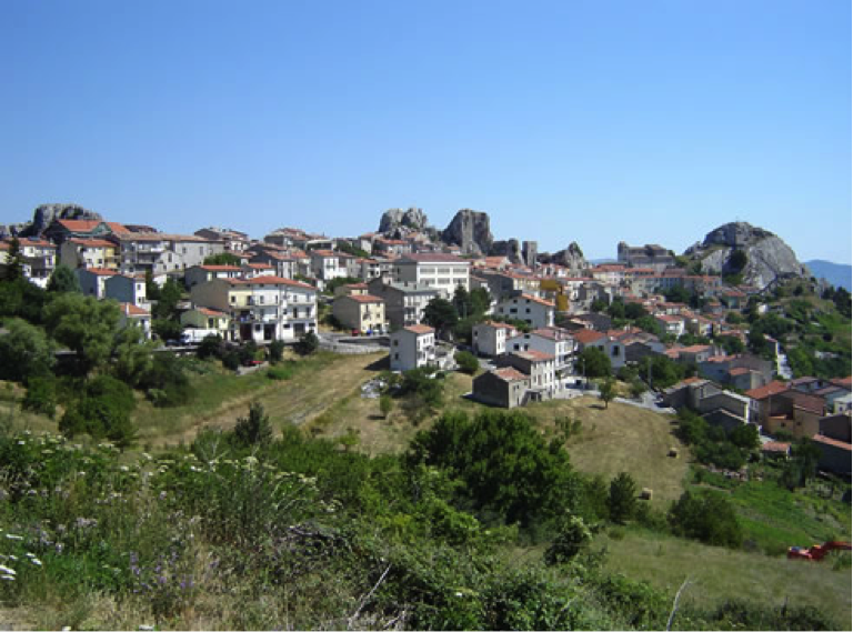 A view of modern Pietrabbondante