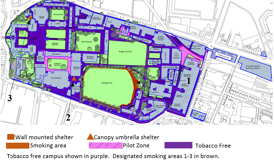 Trinity University Campus Map