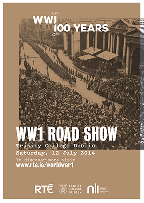 Download Full details of the World War One Roadshow here (PDF)