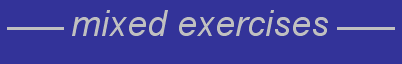 mixed exercises