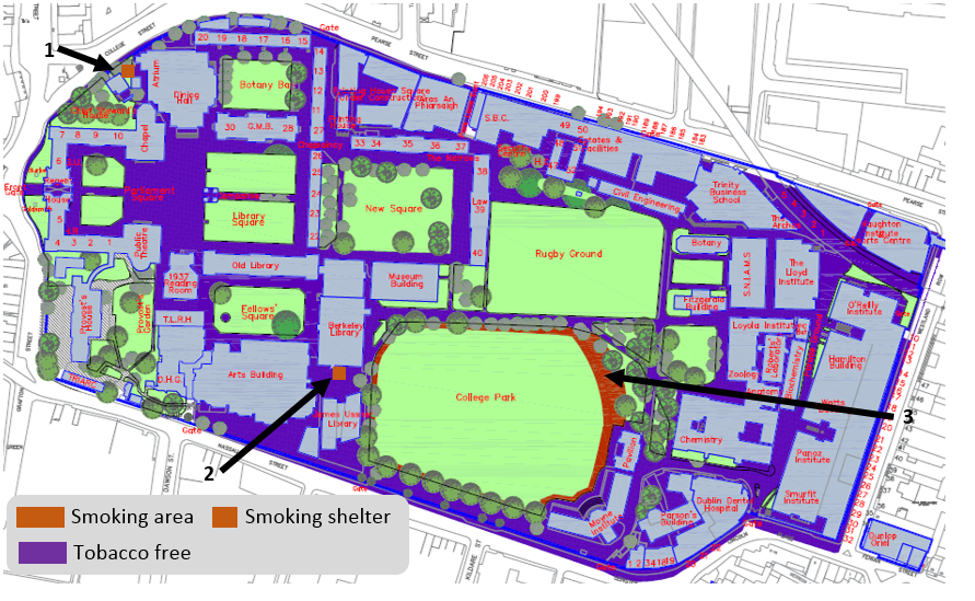 Trinity University Campus Map