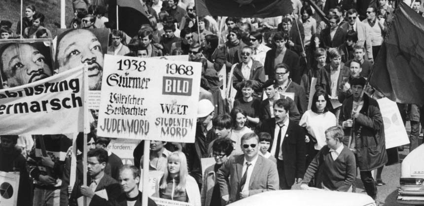 anti-Vietnam War march in Germany