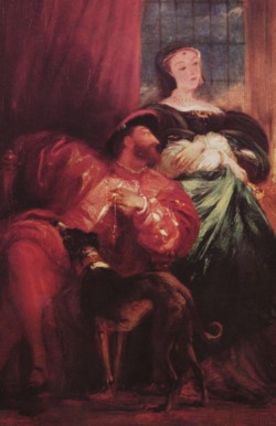 Richard Parkes Bonington, Francis I and Marguerite de Navarre, 1827