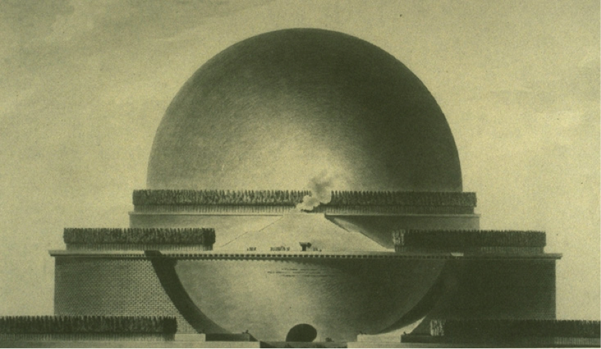 Etienne Boullée, Cenotaph for Isaac Newton (1784)