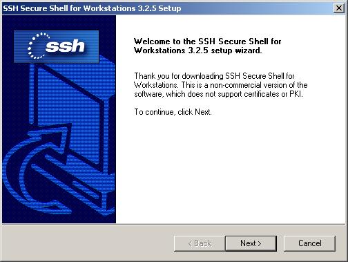 SSH Installation Setup