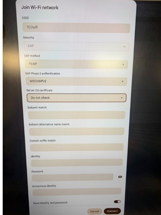 connect ChromeOS