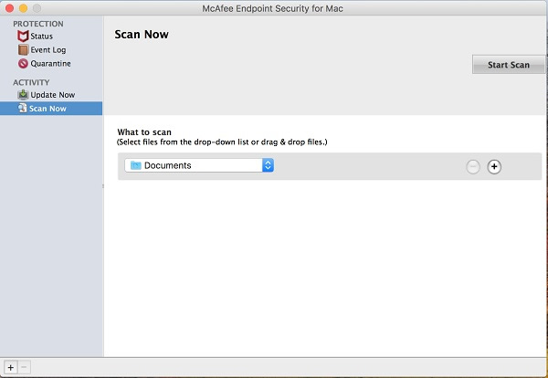 macOS scan