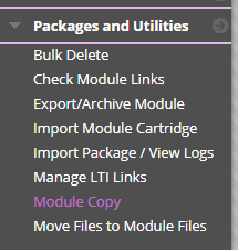 Module Copy