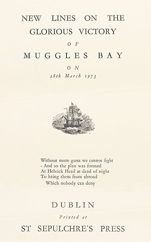New Lines on the Glorious Victory of Muggles Bay on 28th March 1973