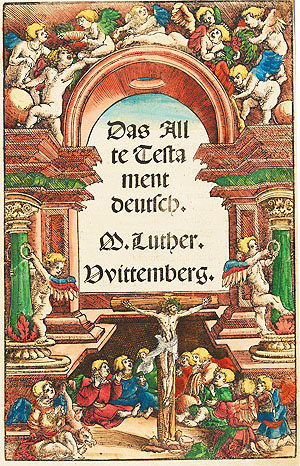 Das Alte Testament Deutsch, M. Luther, Wittemberg