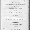 In 1790 Burke published his most famous work, Reflections on the Revolution in France, which went into 11 editions and was read all over Europe. It brought Burke much attention, and provoked over 100 pamphlet replies (including Thomas Paine's The Rights of Man). This pamphlet disseminated Burke's views on the Revolution, became a bestseller and sealed Burke's international reputation. TCD FAG.R.3.83