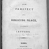 Although he had retired from Parliament in 1795, Burke remained active as a political commentator, publishing this pamphlet, his last work, in 1796 as a response to British attempts to appease France. Burke used this tract as a means of expressing his belief in the futility and folly of recent peace negotiations. TCD OLS 185.p.6 no 1.