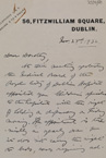 Letter appointing Price as Children's Specialist of the Royal City of Dublin Hospital