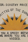 Handmade card from the Committee of the Sunshine Home, Christmas 1939