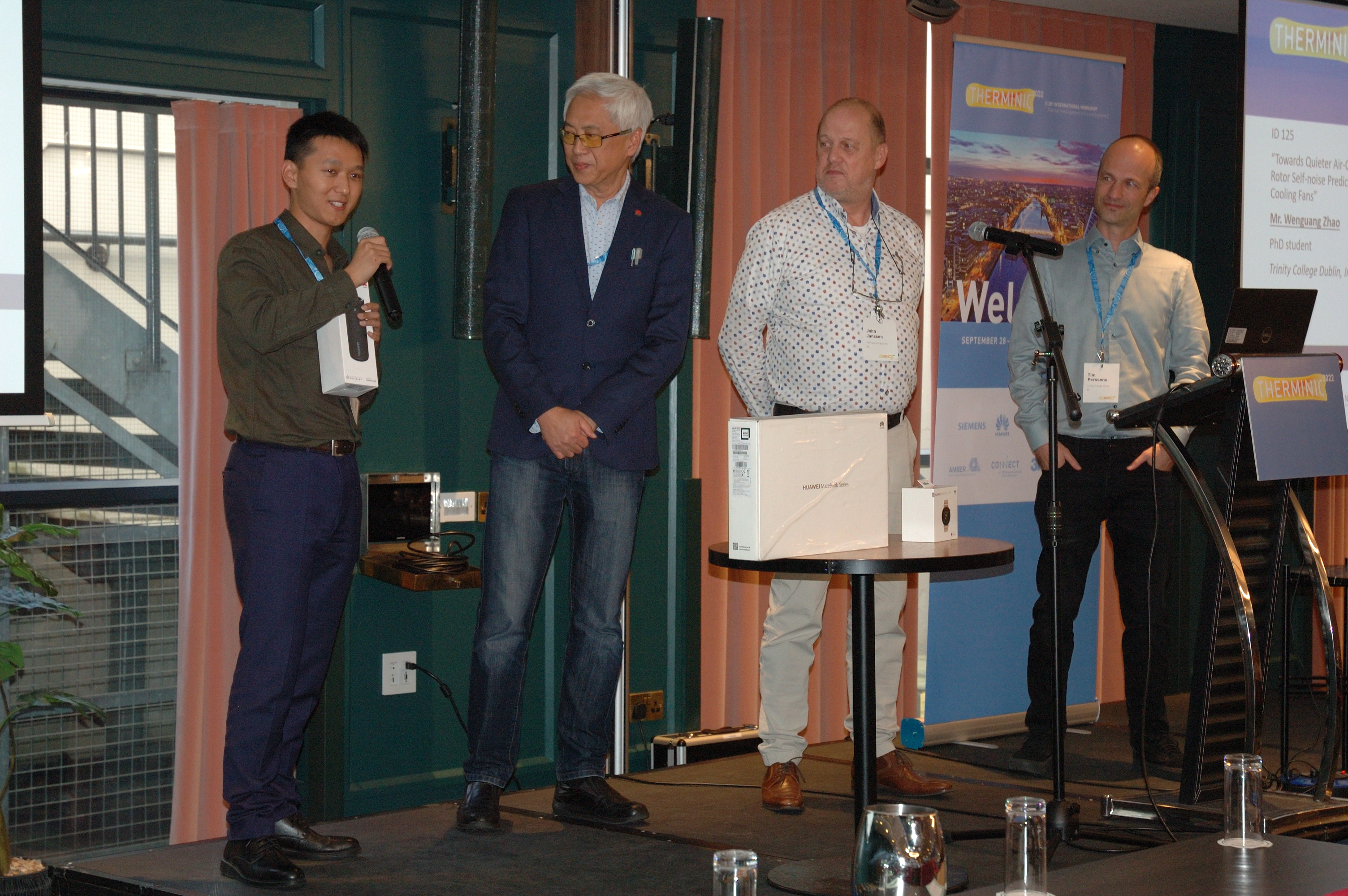 THERMINIC 2022 Best Poster Award winner Wenguang Zhao