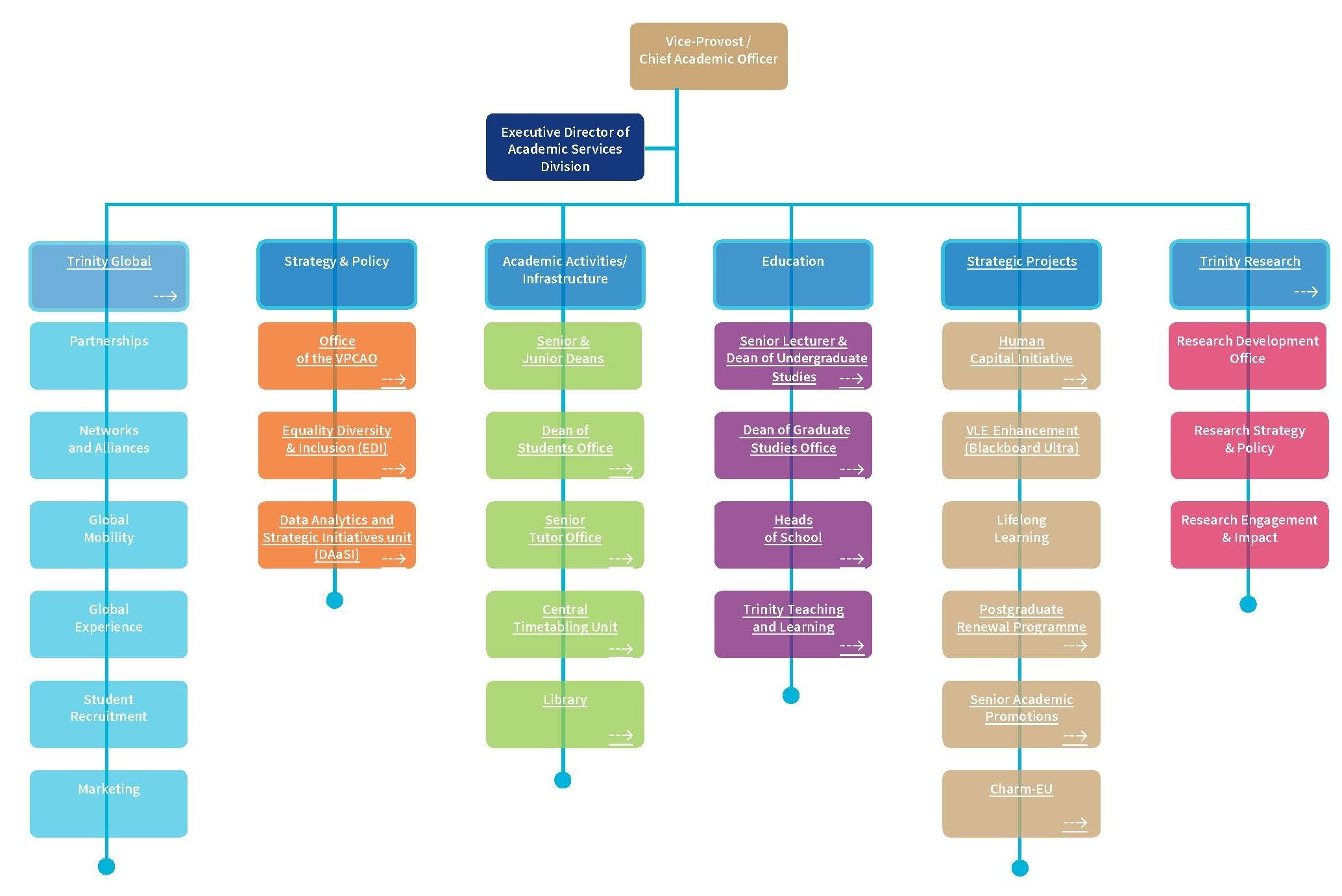 College Structure diagram
