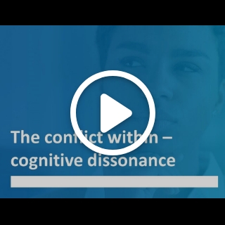 The conflict within: cognitive dissonance. Dr Jan de Vries from the School of Nursing and Midwifery talks about his research. 