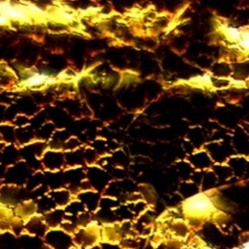 Etched graphene flakes on a rough copper surface