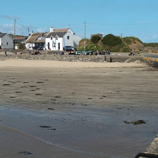Loughshinny Making field maps over lunch