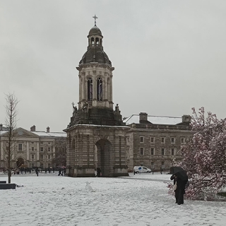 Museum Building in Snow 3