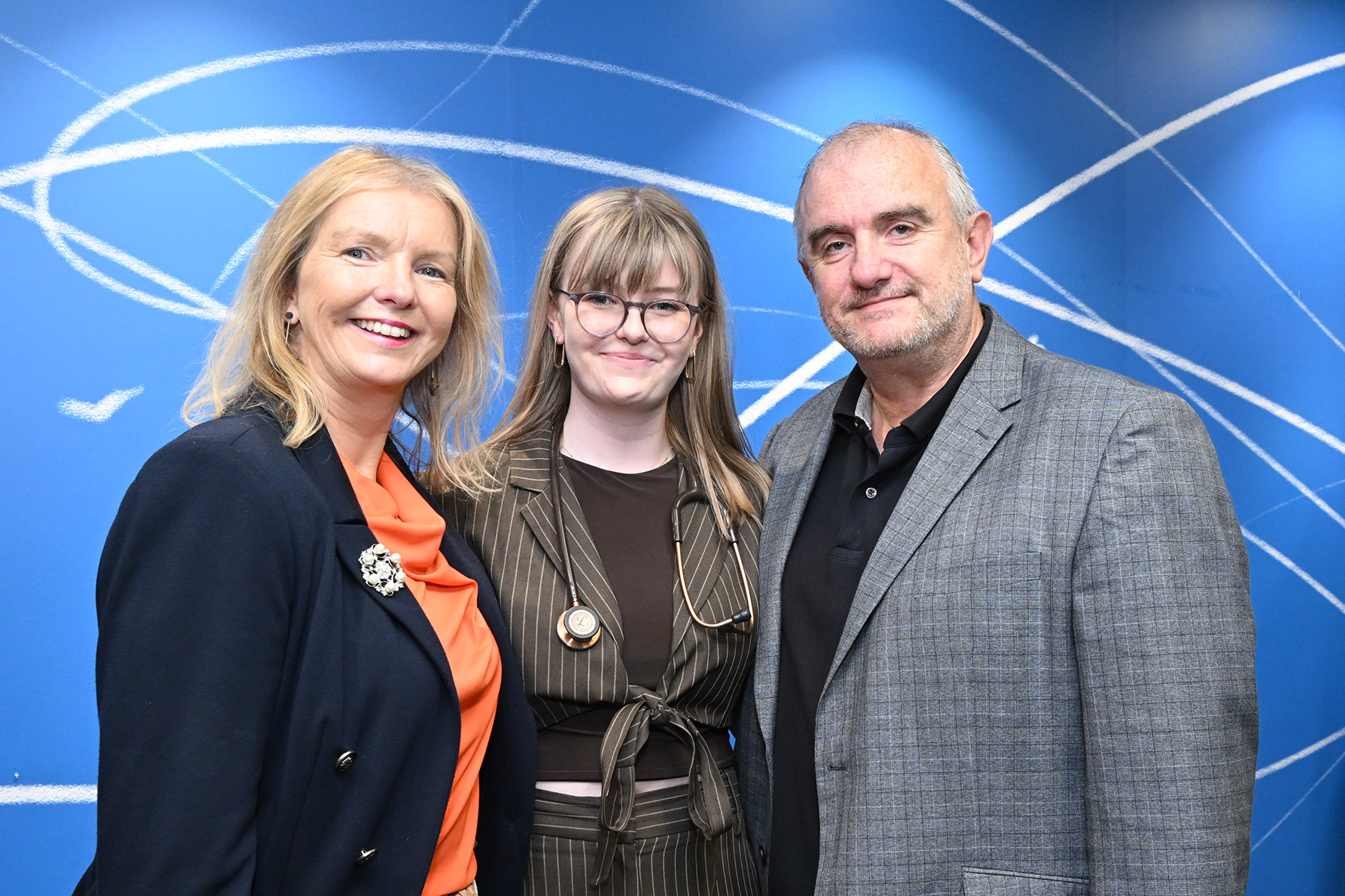 Ms Una Geraghty, Ms Laoise Geraghty, Mr Ciaran Geraghty.