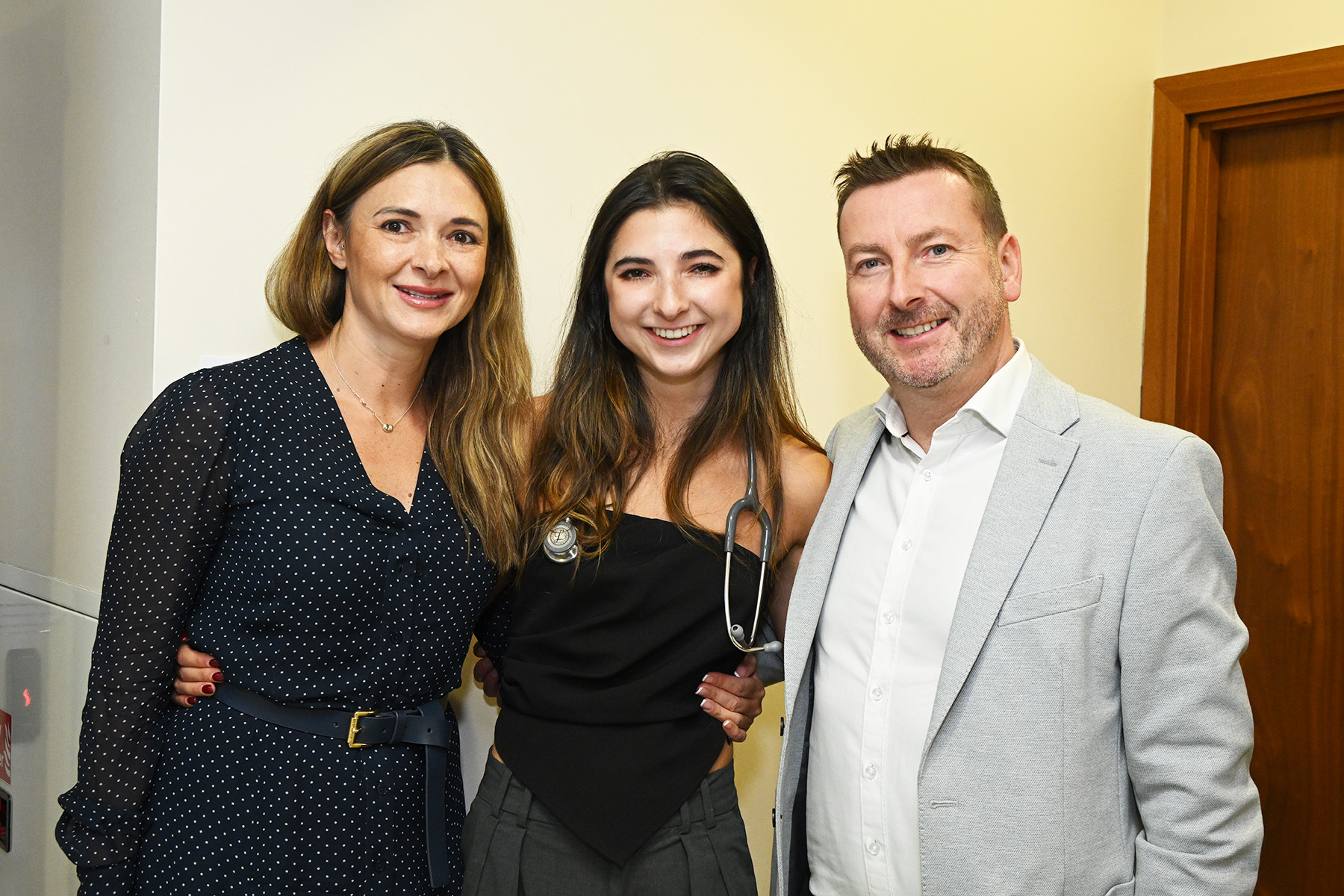 Ms Tanya Crozier, Ms Dasha Crozier, Mr Barry Crozier.