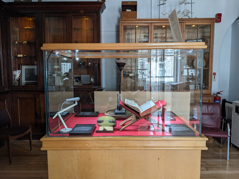 Completed Fitzgerald Lib Display case