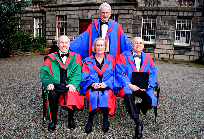 Paul Durcan, Michael Griffith, Geraldine Kennedy and Ismail Serageldin