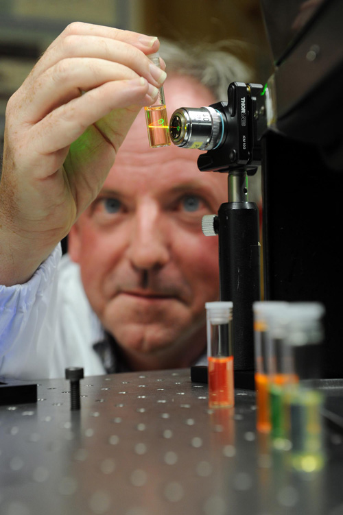 Professor John Donegan, then Head of School of Physics, at the launch of the NPCAM degree programme