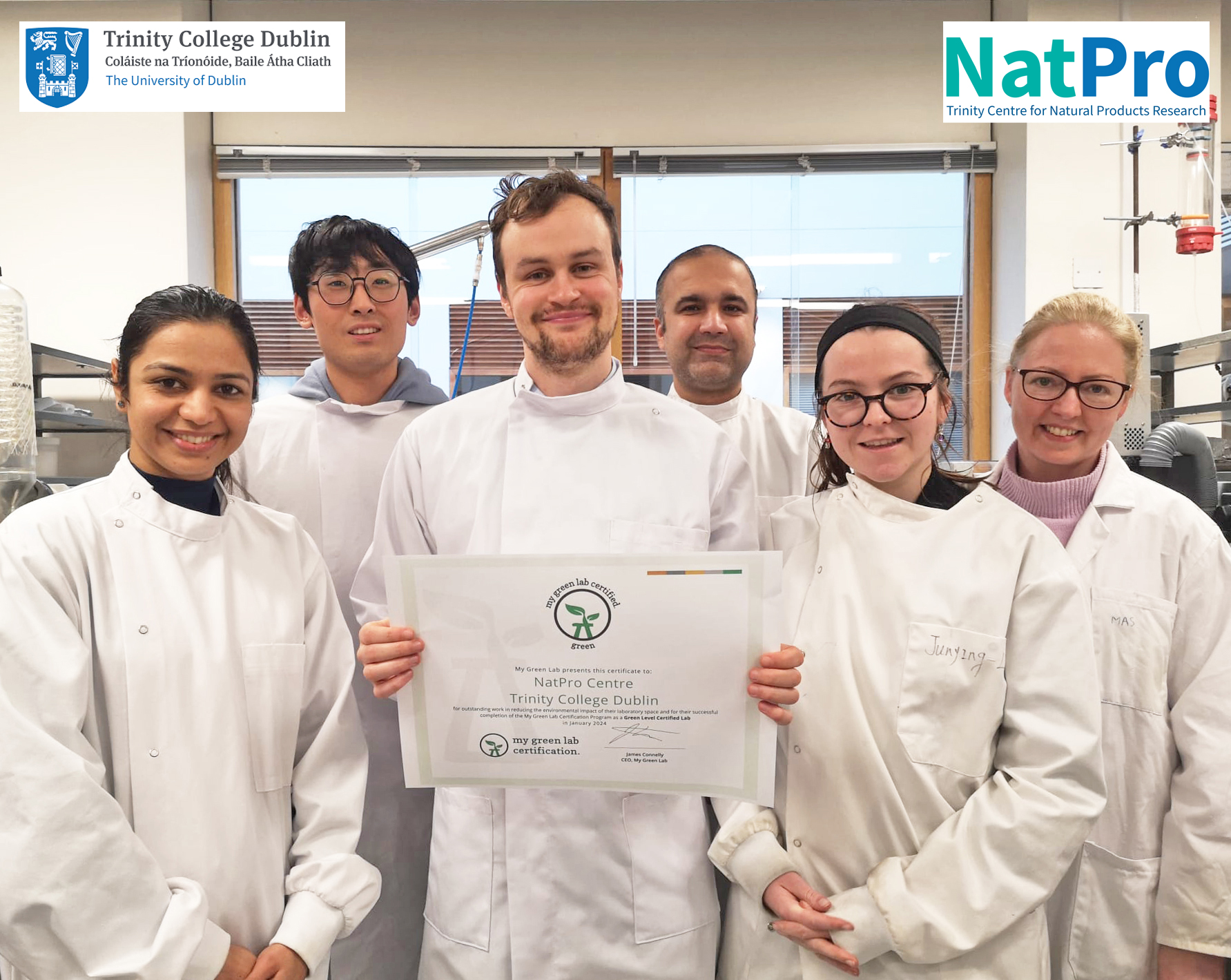 NatPro Team in their lab